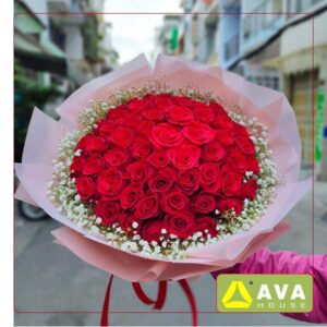 Bó hoa hồng đỏ đẹp 30 - Hà Nội